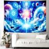 Delur Time Travel Tapestry Galaxy Meditation Universe Starry Sky Wall Hanging Tapestry Milky Way Outer Space Abstract Psychedeli