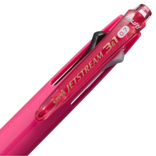 Mitsubishi Pencil Multi-Function Pen Jet Stream 3&1 0.7 Rose Pink Easy to Write MSXE460007.66