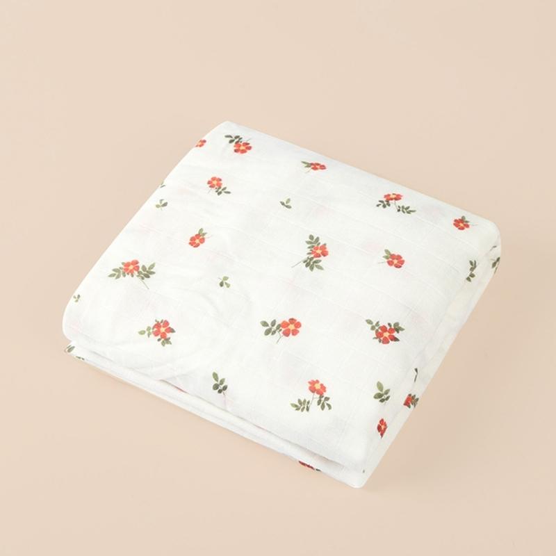 Bamboo Cotton Swaddles Blankets Cartoon Print Baby Blanket Large Size Newborn Blanket Wrap Your Baby in Comforts Style