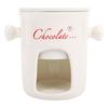 Chocolate Melting Cup Multifunctional Stylish Ceramic Fondue Mug with Fork for Ice Cream Cheese