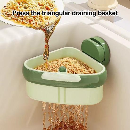 Sink Strainer Basket Food Waste Collector Easy to Install Push-Type
