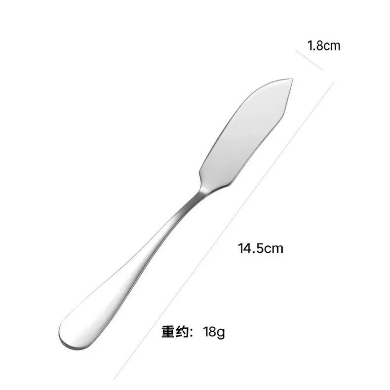 Edelstahl Buttermesser Vergoldet Koreanischer Stil Langstieliges Marmeladen-Butterstreichmesser Butter Spritzmesser