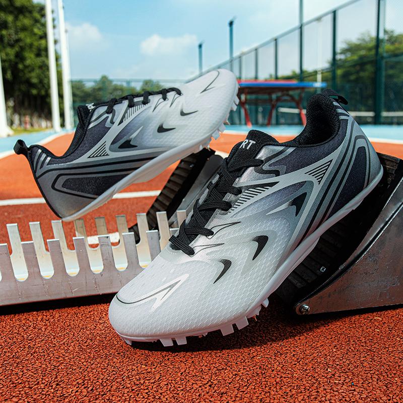 Track Field Shoes 8-Spike Running Sneakers Professional Sprint Race Spiked Shoes Training Sports Shoes Non-slip Trainers