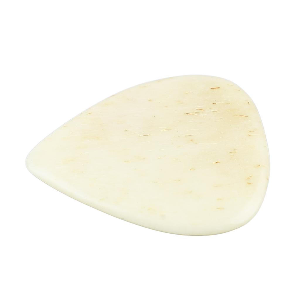 Guitar Pick Ox Bone Skidproof Easy Playing Plucking Pick Accessory for Performance Flat Surfaces