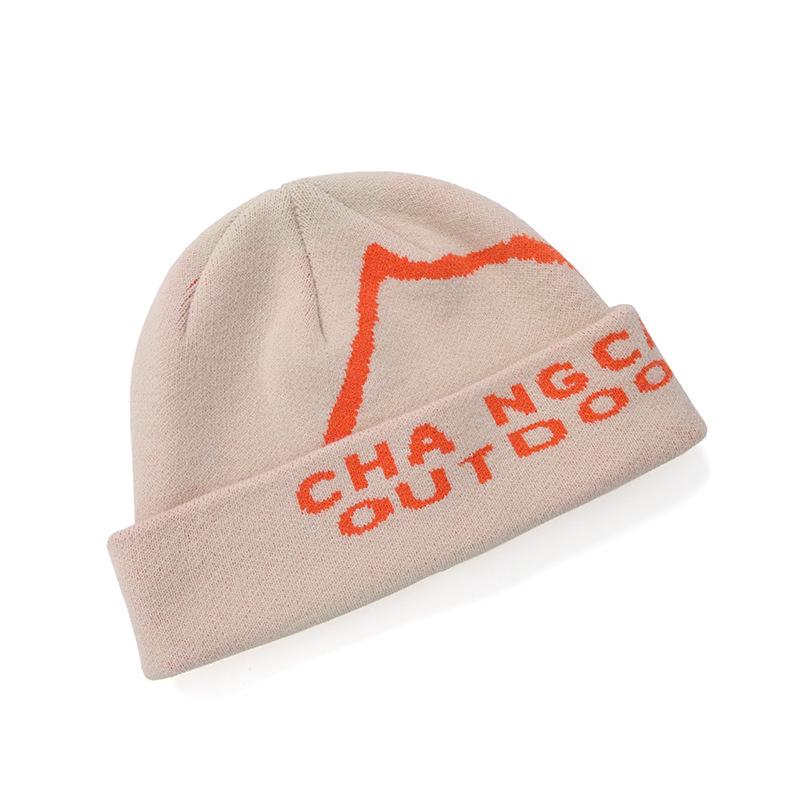 Jacquard Knitted Hat for Men and Women in Autumn and Winter New Hip Hop Skateboard Ear Protection Hoodie Camping Mountaineering Cold Hat