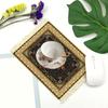 1PC Teppich Muster Tisch Decor Handwerk Fringe Pad Retro Mini Persische Gewebt Teppich Matte Mousepad Büro Arabisch