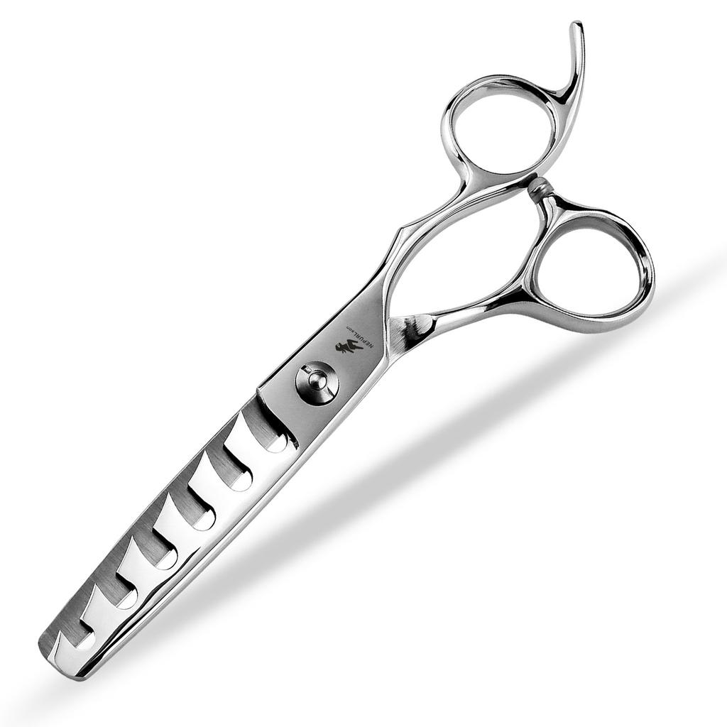 Forbici Luminose a Lisca di Pesce a 6 Denti da 6,0 Pollici, Personalizzate, Forbici per Capelli, Forbici per Capelli, Forbici Piatte, Forbici per Frangia