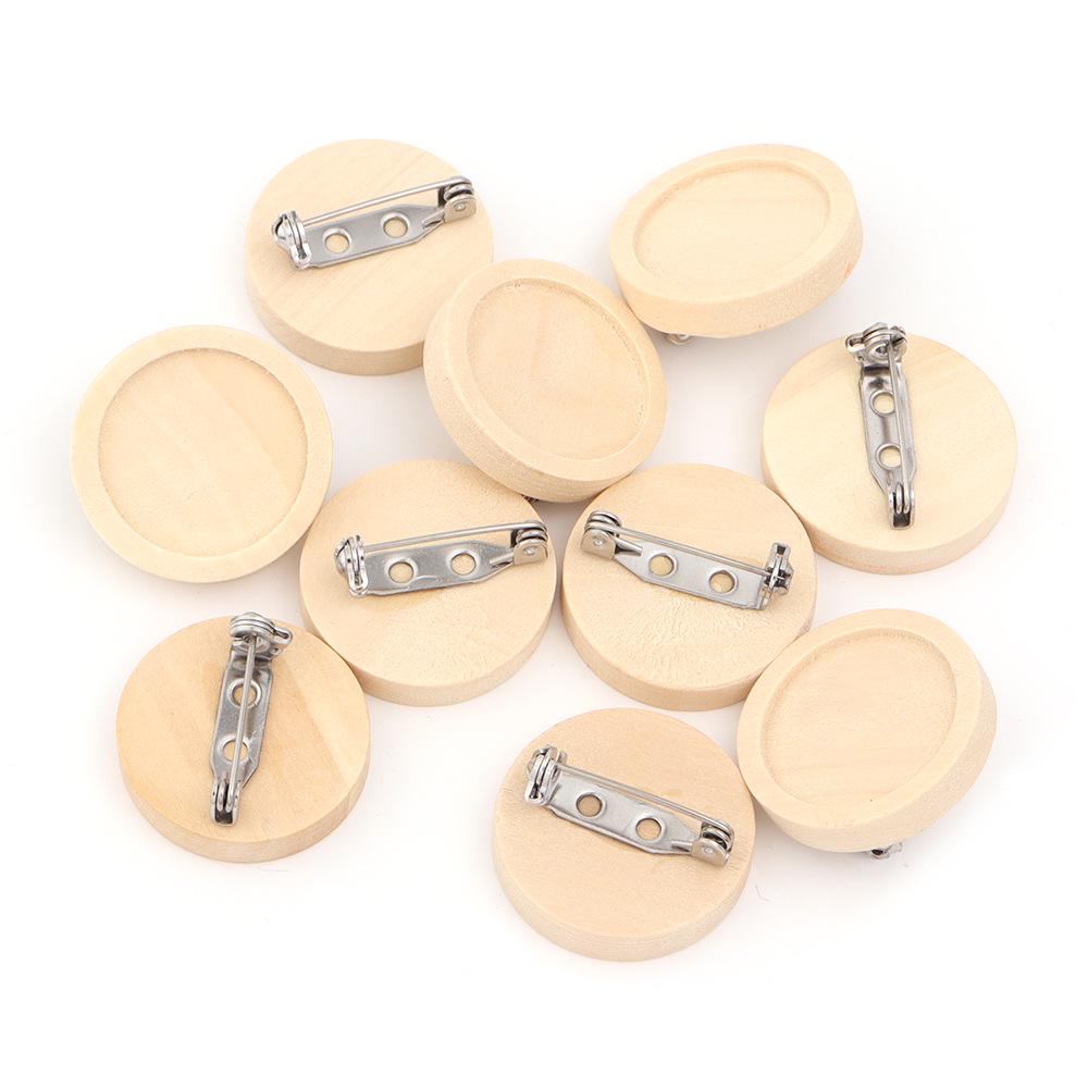 Wooden Base Brooch Tray for DIY Jewelry and Accessories
