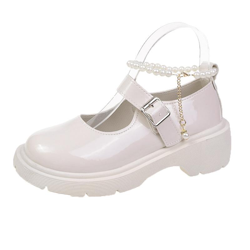 Mary Jane platform muffin small leather shoes Japanese jk uniform shoes retro thick heel British style single shoes