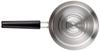 Pearl Metal One Hand Pot 16cm with Pot Lid IH Compatible Stainless Steel Made in Japan Made in Japan Silver HB-1882