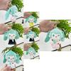 Charming Plush Toy Hatsune Miku Collectible Doll Cute Keychain 12cm For Students