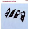 Car four door switch Decorative frame Black For Toyota C-HR 2024-2025