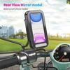 360° drehbarer, wasserdichter Fahrrad-Handyhalter für Motorrad- und Fahrradlenker