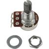 FLEOR 4pcs Small Size A500K Guitar Pots Knurled Split Shaft Potentiometers Audio Taper
