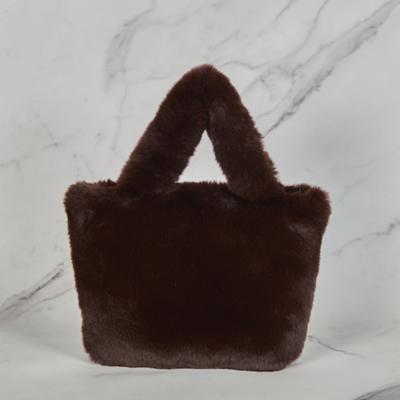 Maia Fur Tote   CrossboDy Bag D Brown  Maiab0022 