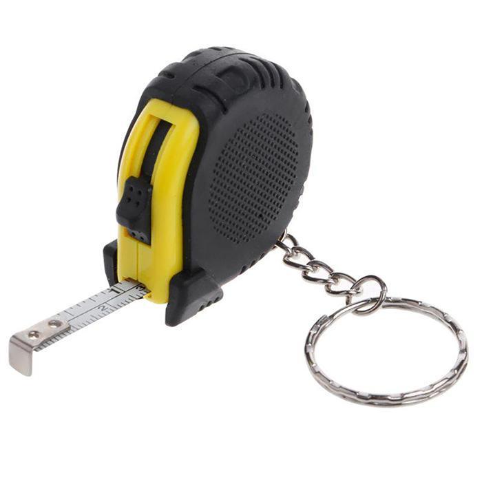 Messwerkzeug, Schlüsselanhänger, einziehbares Maßband, zufälliges Maßlineal, Mini-Handmesswerkzeug