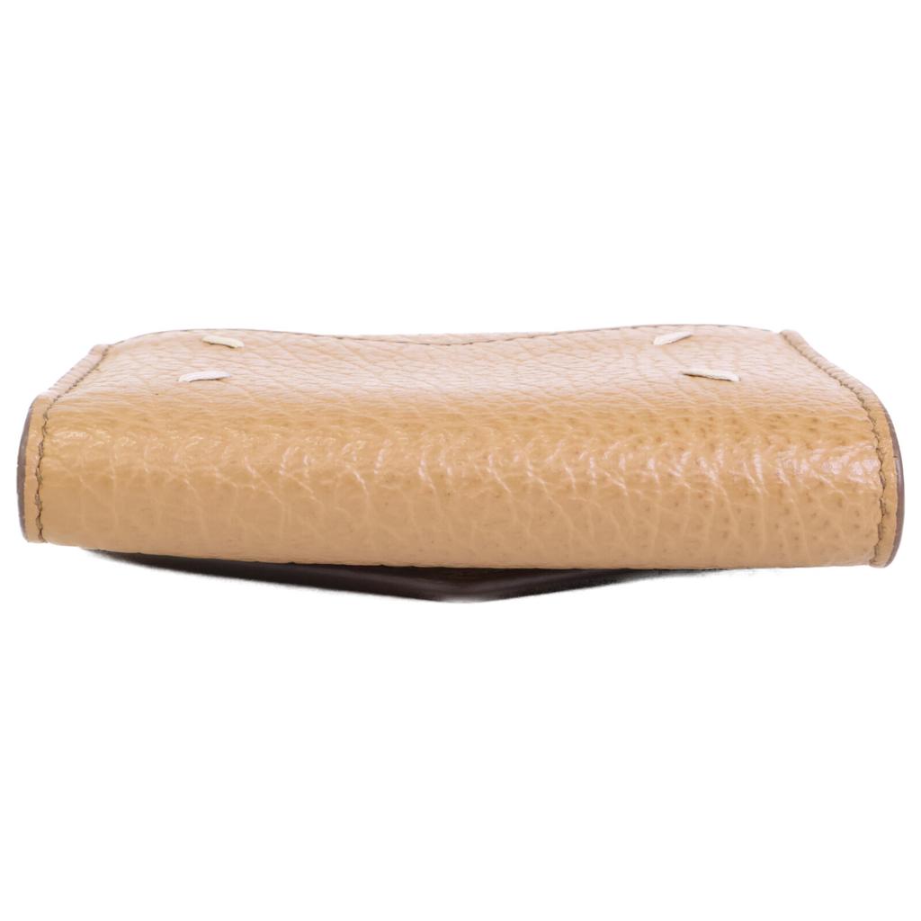 Maison Margiela [Good Condition] 11 S56UI0136 P0399 T2281 4 Stitches Tri-fold wallet (with Coin Pocket) beigeUsed