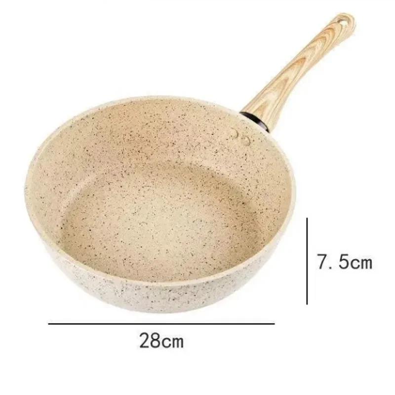 Non-Stick Pan Frying Pan Wok Pan Home Steak Skillet Pancake Fried Induction Cooker Gas Stove Special Saucepan Nonstick Pan