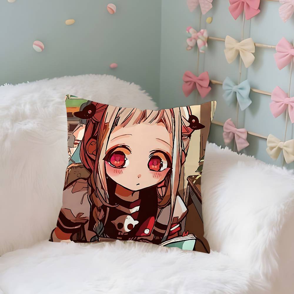Cute HhanakoKkunS Kawaii Case Plush Fabric Soft Pillowcase Double Sided Print Cushion Cover Household Gifts