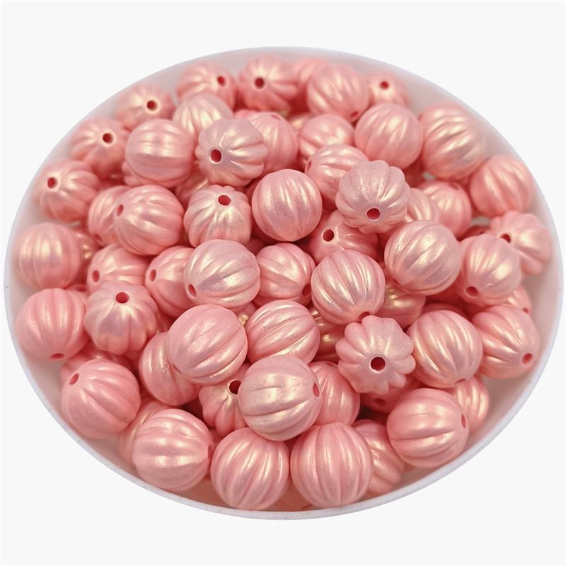 Creativ 10 buc 11 MM Fabricare bratara lucrata manual Macaron margele de bricolaj margele acrilice perlate de pepene verde de culoare solida margele vrac margele