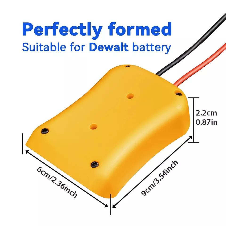 Car Igniter Jump Starter for Dewalt 18V Li-ion Battery Emergency Power Kit Switch Car Emergency Booster Power Adapter