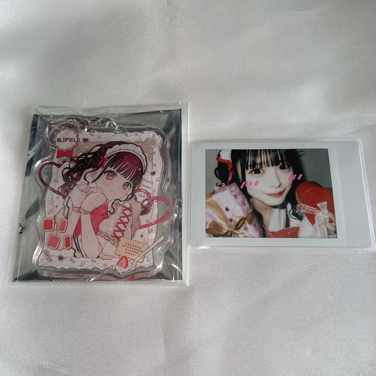 Used iLiFE! Valentine Riri Kokohana Acrylic Keychain Lunch Deco Set