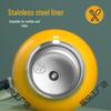 Maternal & Infant 316 Stainless Steel Thermos Pot with Smart Temperature Stewing and Portable Tea Infuser.