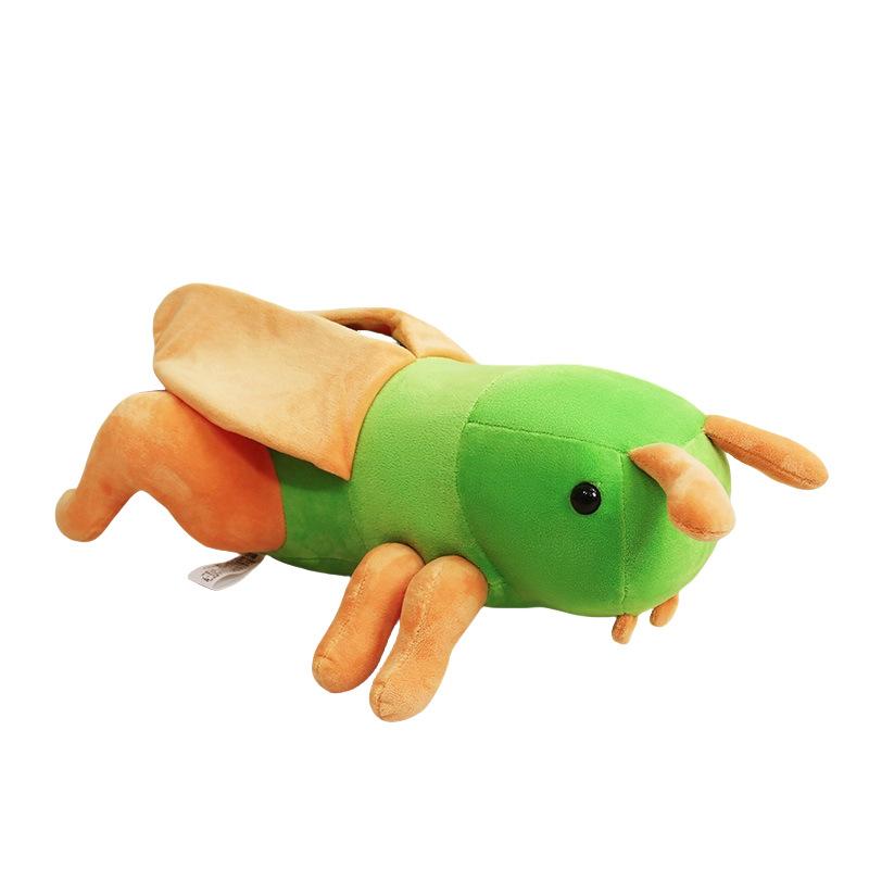 Cartoon Soft Insect Green Grasshopper Pillow Plush Toy Doll Home Pillow Cushion Boy Ragdoll