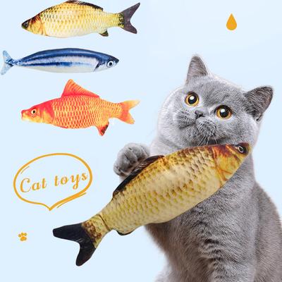 Pet Cat Favor Fish Toy Stuffed Fish Shape Cat Scratch Board Scratching Post Plush Toys For Cat Pet Toy Pet Products Supplies