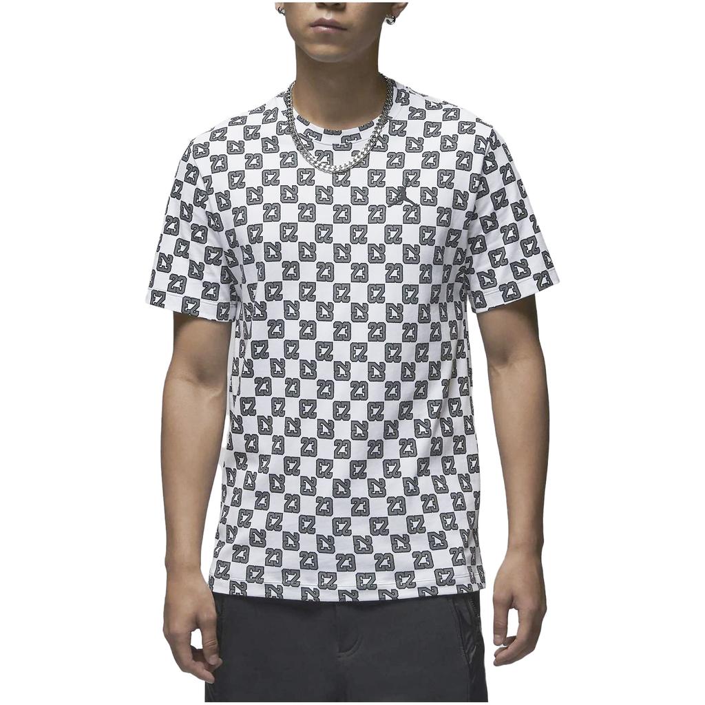 Jordan Jumpman All-Over Print Short Sleeve T-Shirt Men Tops Smoke-Grey FB7390-100