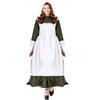 M L XL Womens Halloween Long Dress Maid Costume Beer Festival Cosplay Party Outfit