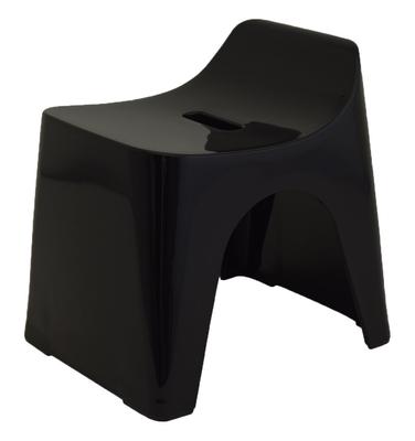 Shincatec Hubath Banco de Banho H25, Altura do Assento 25cm, Preto, HU-BL