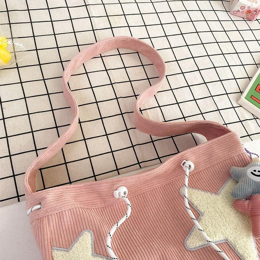 Girls Cosmetic Bags Purse Wallets Korean Handbags Star Shoulder Bags Women Crossbody Bag Y2k Style