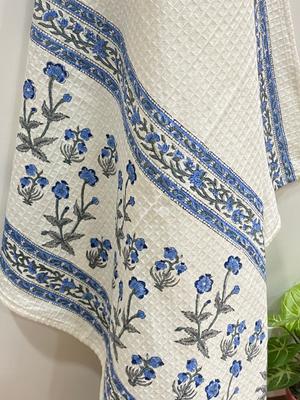 Weiches Baumwollhandtuch mit Blockdruck (60-30 Zoll)