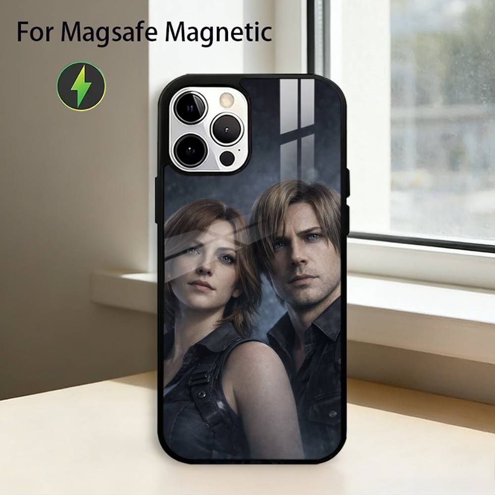 RER Ganme R-Resident Evil R-Requiem Phone Case For iPhone17,16,15,14,13,12,11 Plus,Pro Magnetic with Magsafe Wireless Charging