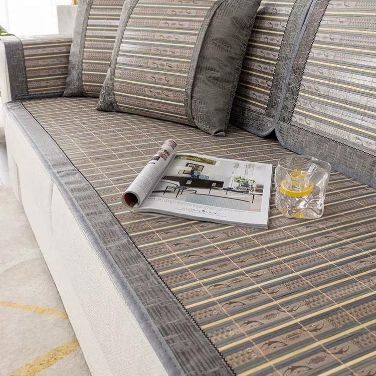 Zomer Bamboe Mat Sofa Kussen Zomer Antislip Zomer Koelmat Zomer Mat Kussen IJszijde Zitkussen Sofa Hoes Zomer Mat