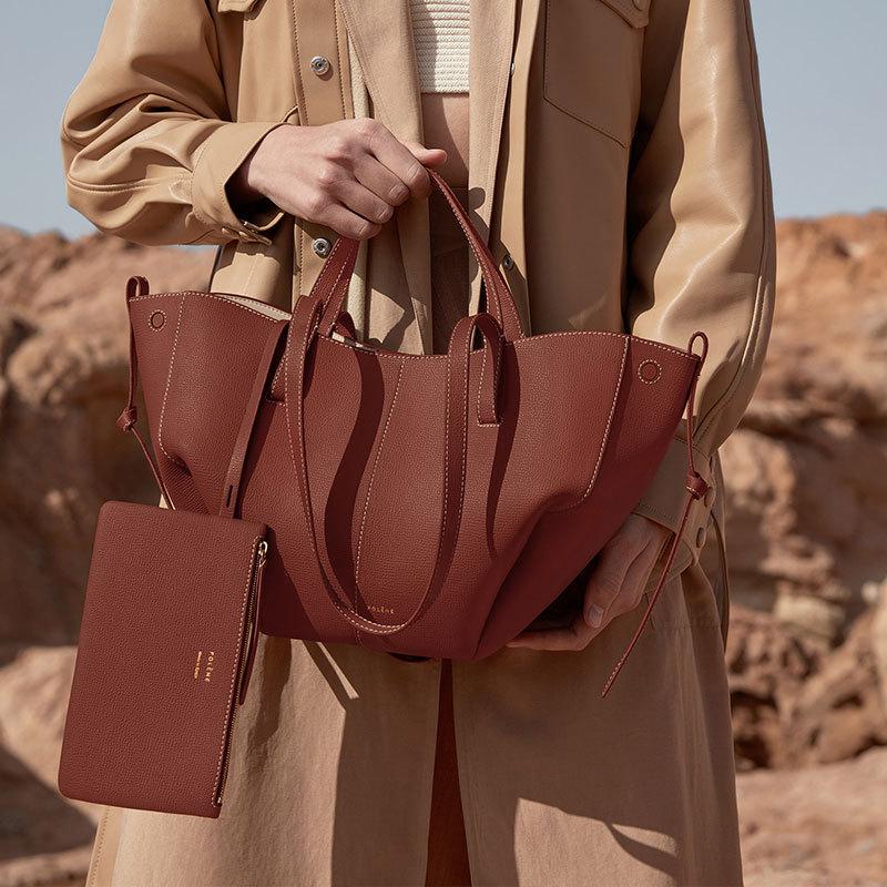 Polene Wings Tote Bag - Podzim/Zima 2025: Přeshraniční, Velkokapacitní, Horký prodej, Taška přes rameno