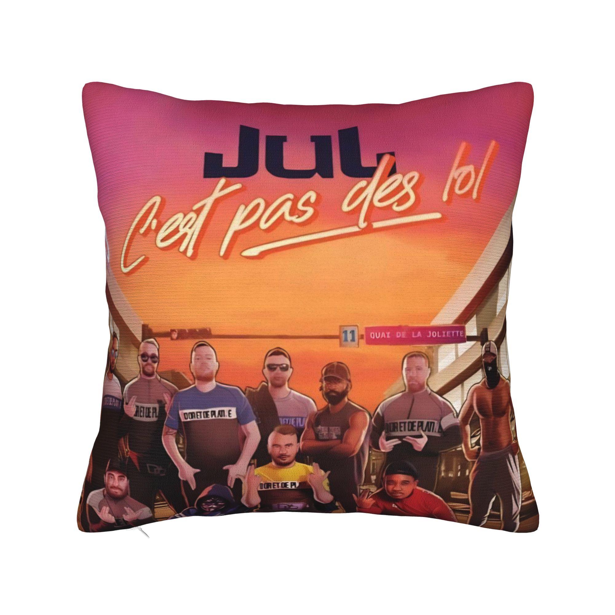 Rapper Music JUL  Pillow Case  Comfy Pillow Cover For Sofa Home Decor Morden Cushion Cover 16x16Inch
