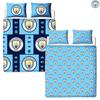 Manchester City FC Reversible Crest Duvet Set