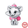 Charms Silver 925 Stitch Bead Fits 3mm Bracelet Bangle Necklace For Women Pendant Luxury DIY Jewelry Making Gift