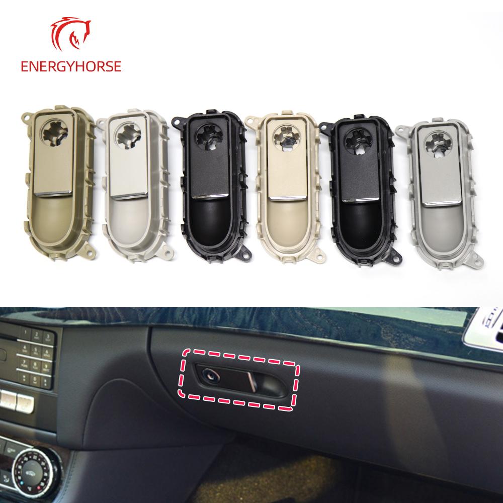 For Mercedes W218 Car Glove Box Handle Cover Lid Lock for Ben CLS300 320 350 400 Toolbox Glove Boxes Cover Switch Black Beige
