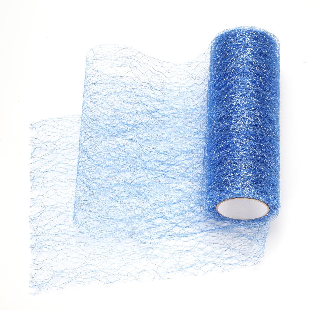 Tulle Roll Spool Nylon Tulle Ribbon Mesh Shiny Tulle Fabric for DIY Tutu Skirt Wedding Crafts Birthday Party 5.9 inch x 10 Yard