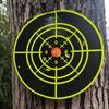 10pcs/set Self-Adhesive Splash Target Stickers Yellow Fluorescent Shooting Range Practice Targets for Gun Reaction Training