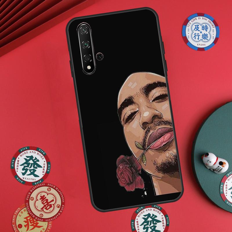 Rapper 2pac Singer Tupac For Huawei Nova 11i 8i 12i 12s 9 10 SE Y60 Y70 Y90 Y72 Y73 Y61 Y91 P60 Pro P30 P40 Lite Case