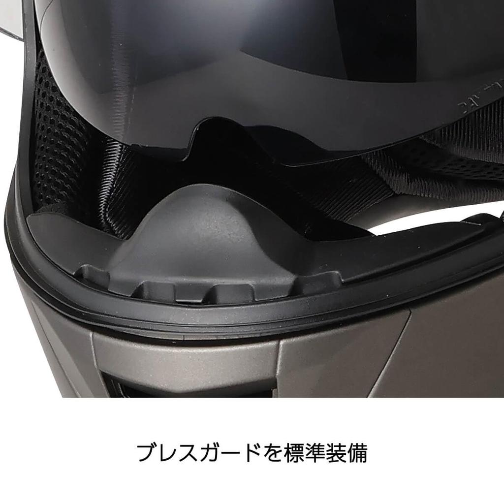 ISHINO SHOKAI LIBERTER 736 Full-Face Motorcycle Helmet, ISN21402, Free Size (Approx. 57-60cm), Matte Black