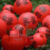 Red Festive Lanterns: New Year & Wedding Hanging Ornaments with Joy Characters