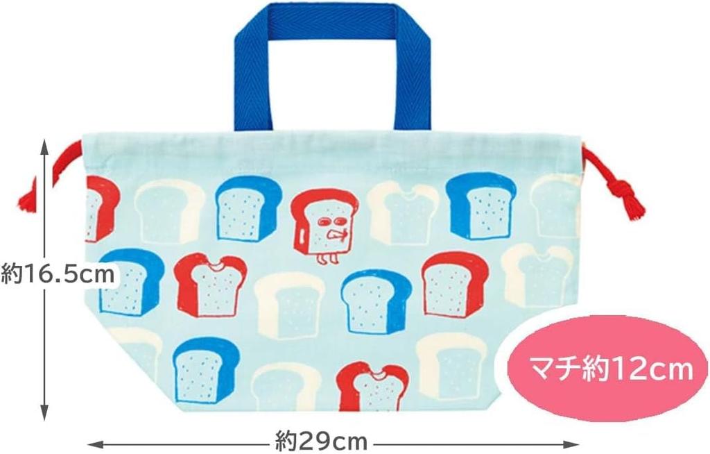 Pan Thief Lunch Made in Japan Bag, Double-Sided Print, (Drawstring Bag, Balan)