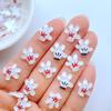 50Pcs New Cute Resin 11*12mm Cartoon Small Hand Series Flat Back Fit Phone Deco Parts Embellishments for Hair Bows Accessories