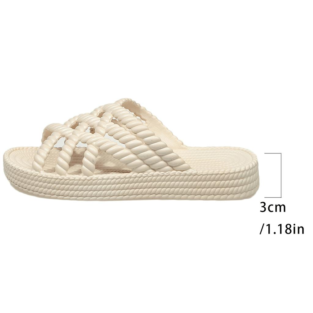 Sommer Elegante Runde Kopf Hohl Flache Bequeme Freizeitschuhe Damen