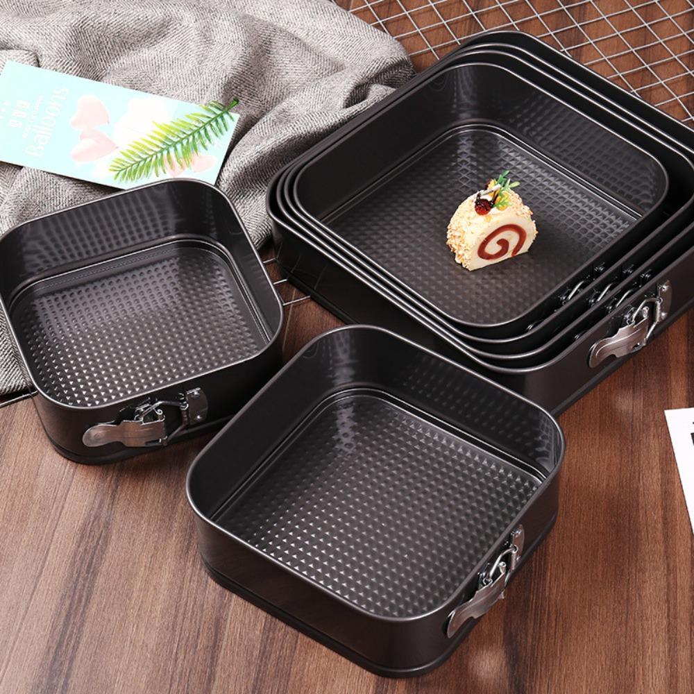 Non-Stick Baking Tray Removable Bottom Tiramisu Mold Kitchen Accessories Square Cake Pan  Bread